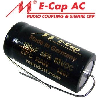 Mundorf ECap AC Bipolar Capacitors Mundorf ECap AC Bipolar Capacitors