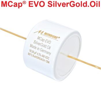 Mundorf MCap EVO Silver Gold Oil Capacitors Mundorf MCap EVO Silver Gold Oil Capacitors