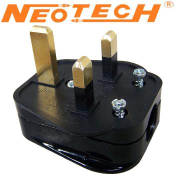 Neotech NC-411G, copper UK Mains plug, gold plated Neotech NC-411G, copper UK Mains plug, gold plated