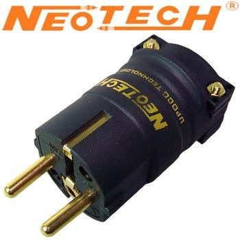 Neotech NC-P312, UP-OCC copper Schuko plug, gold plated Neotech NC-P312, UP-OCC copper Schuko plug, gold plated