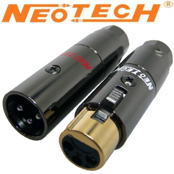 Neotech NEX-OCC RH UP-OCC Copper, Rhodium Plated XLR Plugs Neotech NEX-OCC RH UP-OCC Copper, Rhodium Plated XLR Plugs