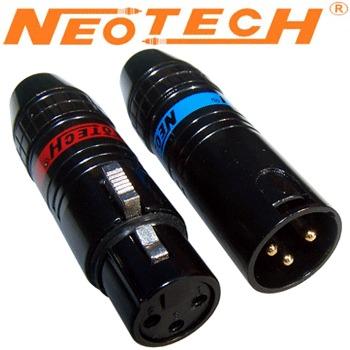 Neotech OFC NC-06612 XLR plugs, gold plated Neotech OFC NC-06612 XLR plugs, gold plated