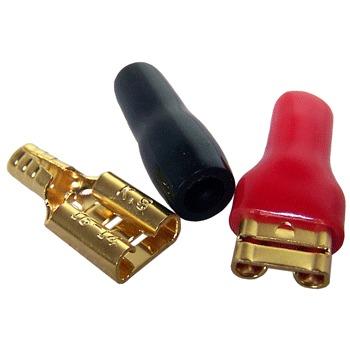 Push-on Connectors, fits 6.3mm spade Push-on Connectors, fits 6.3mm spade