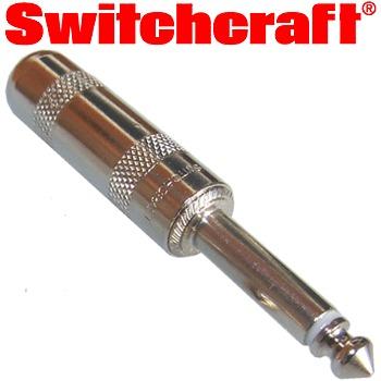 Switchcraft 1/4 inch Mono Jack Plug Switchcraft 1/4 inch Mono Jack Plug