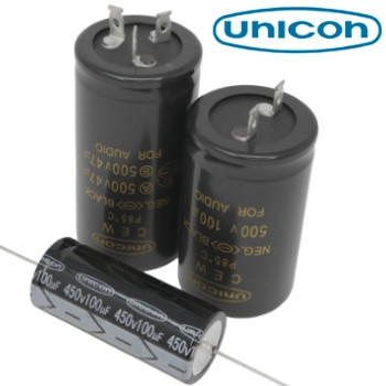 Unicon Audio Grade Electrolytic Capacitors Unicon Audio Grade Electrolytic Capacitors