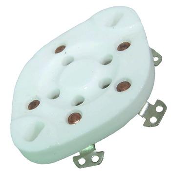 Ceramic UX5, 5 pin, Chassis mount base Ceramic UX5, 5 pin, Chassis mount base