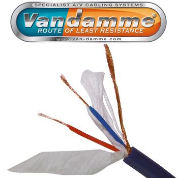 Van Damme twin core screened cable Van Damme twin core screened cable