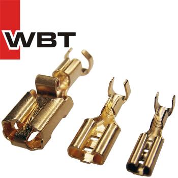 WBT flat push-on cable shoes, 0657 0656 0655 WBT flat push-on cable shoes, 0657 0656 0655