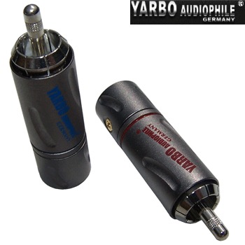 Yarbo rhodium and platinum plated RCA plug Yarbo rhodium and platinum plated RCA plug